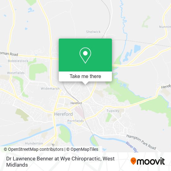 Dr Lawrence Benner at Wye Chiropractic map