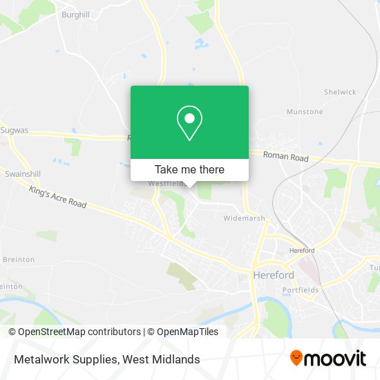 Metalwork Supplies map