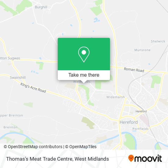 Thomas's Meat Trade Centre map