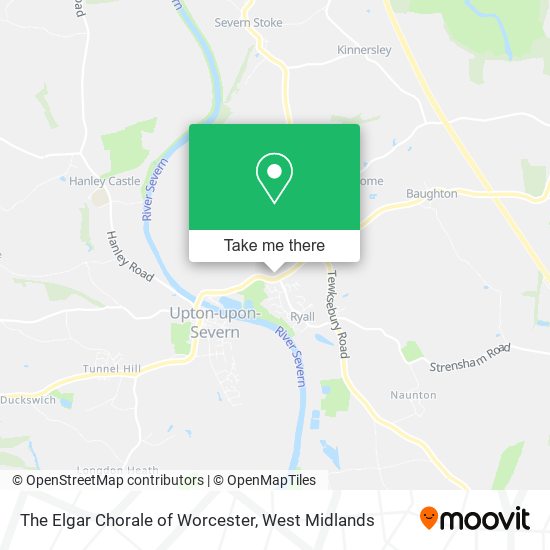 The Elgar Chorale of Worcester map