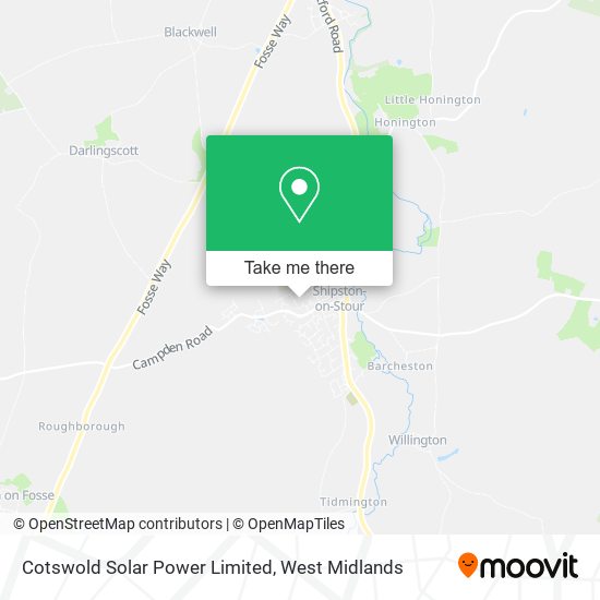 Cotswold Solar Power Limited map