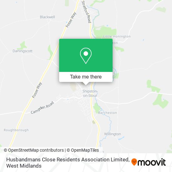 Husbandmans Close Residents Association Limited map