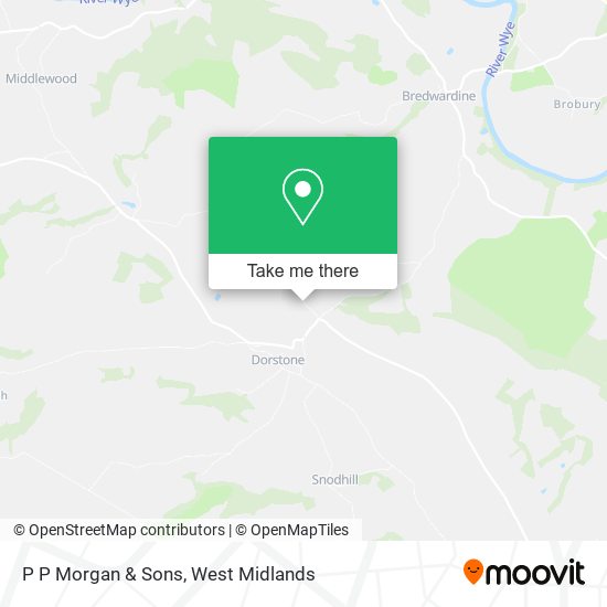 P P Morgan & Sons map