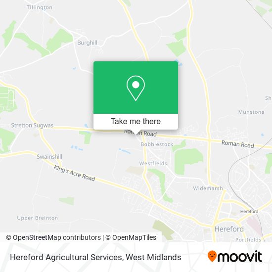 Hereford Agricultural Services map