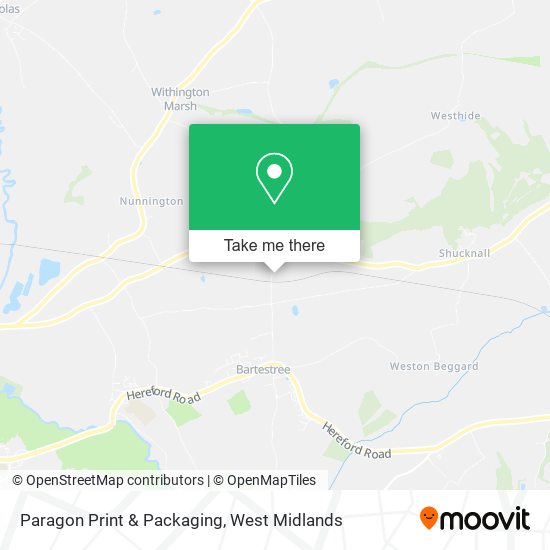 Paragon Print & Packaging map