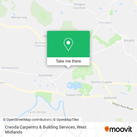 Creoda Carpentry & Building Services map