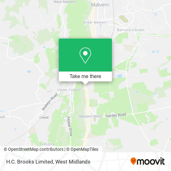 H.C. Brooks Limited map