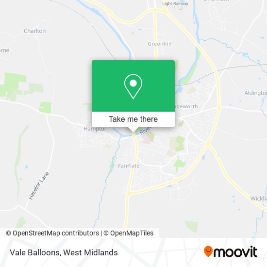 Vale Balloons map