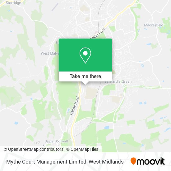 Mythe Court Management Limited map