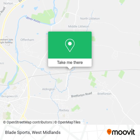 Blade Sports map