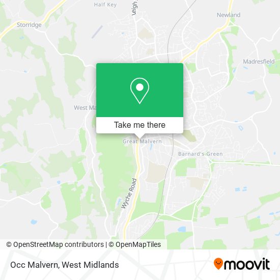 Occ Malvern map