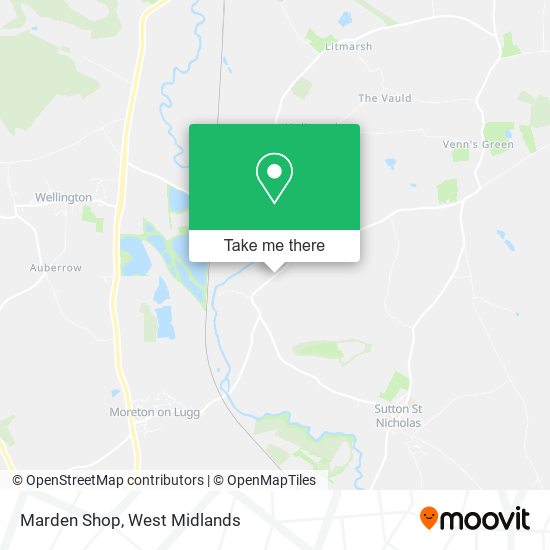 Marden Shop map