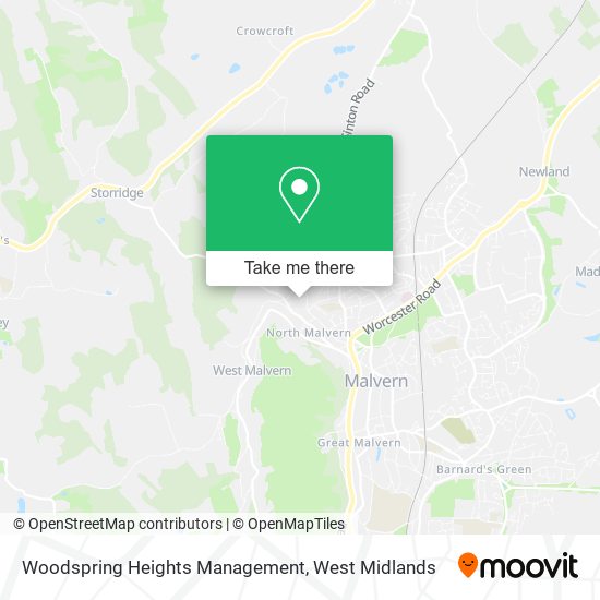 Woodspring Heights Management map
