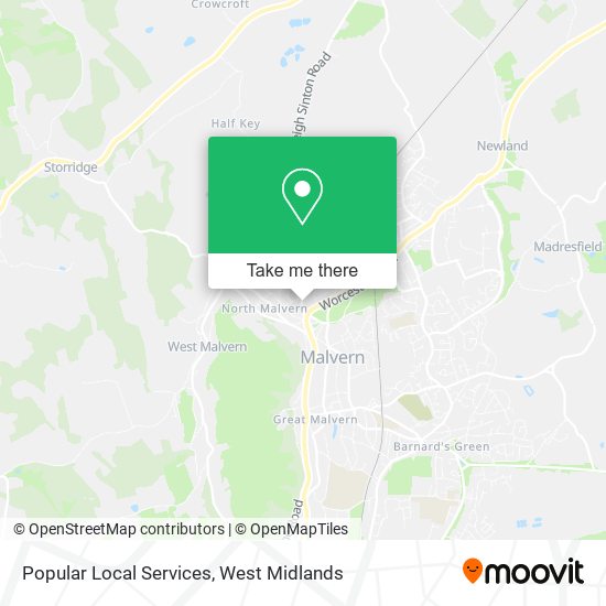 Popular Local Services map