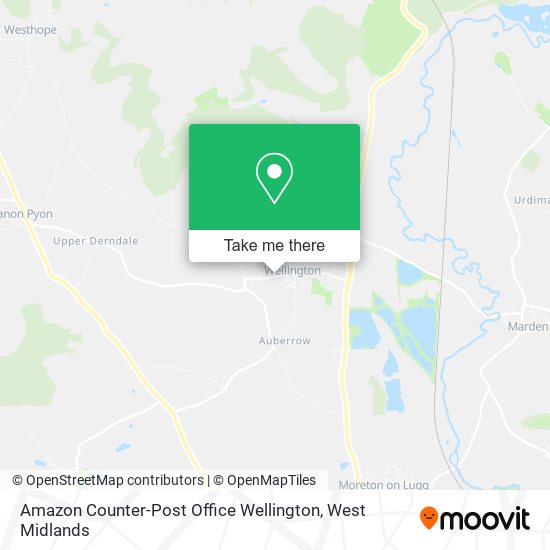 Amazon Counter-Post Office Wellington map