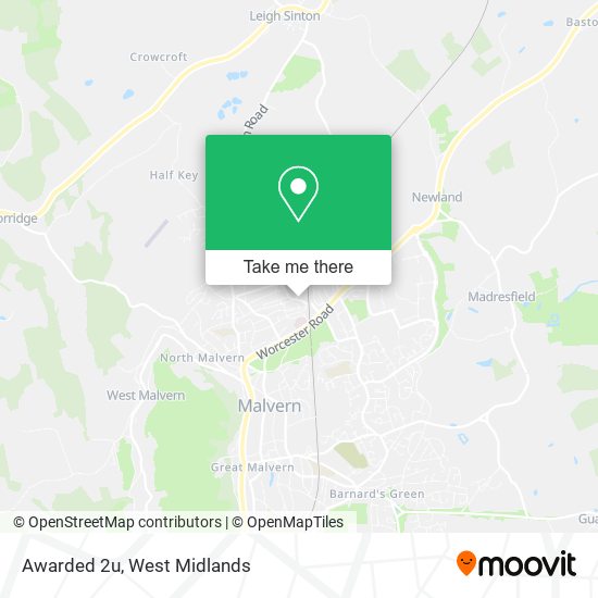 Awarded 2u map