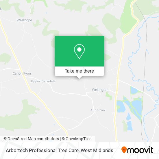 Arbortech Professional Tree Care map