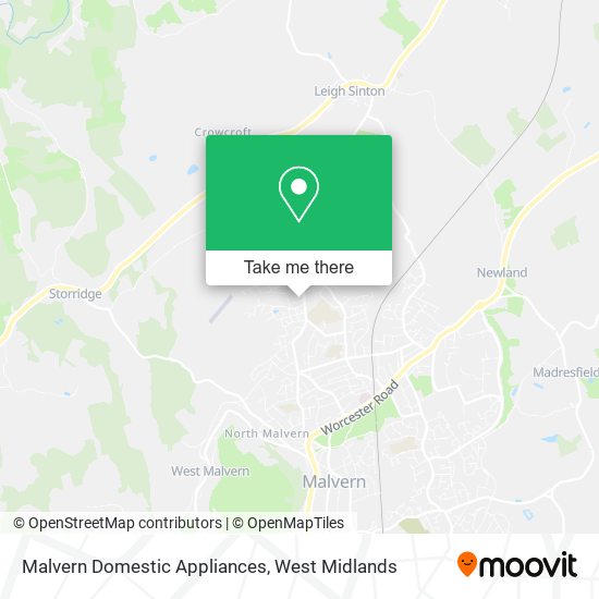 Malvern Domestic Appliances map