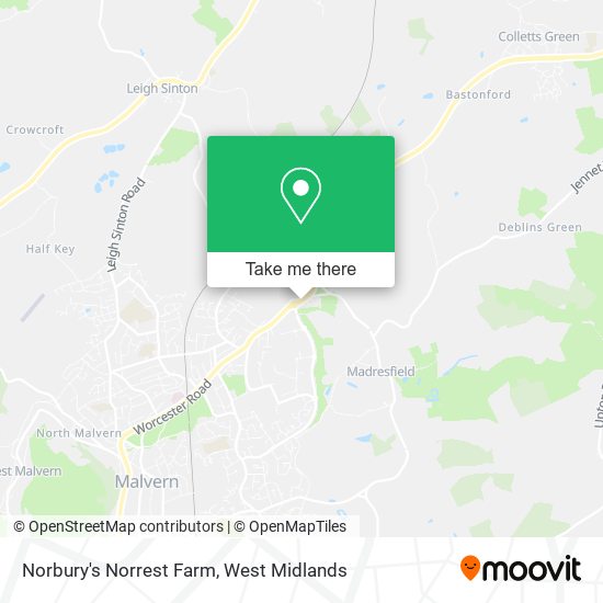 Norbury's Norrest Farm map
