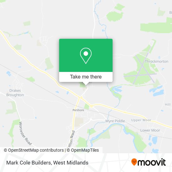 Mark Cole Builders map