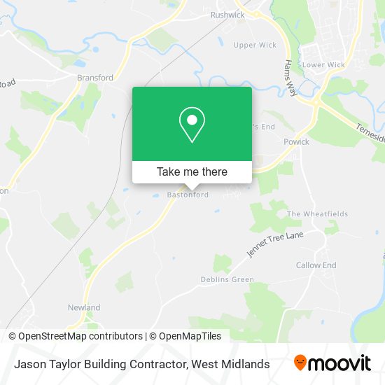 Jason Taylor Building Contractor map