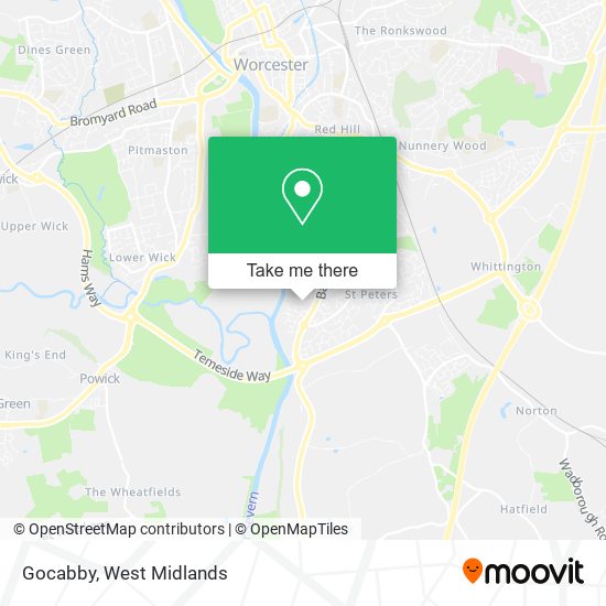 Gocabby map