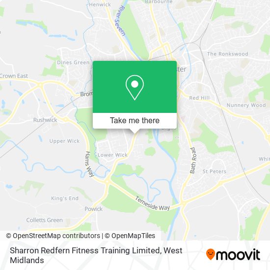 Sharron Redfern Fitness Training Limited map