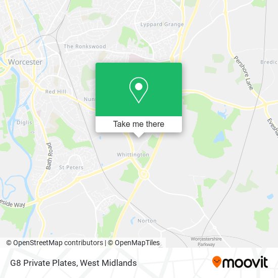G8 Private Plates map