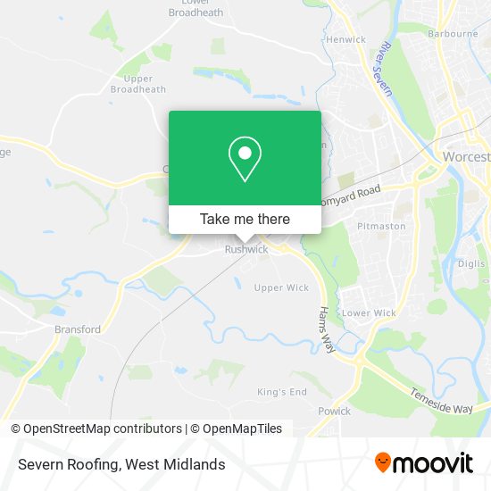 Severn Roofing map