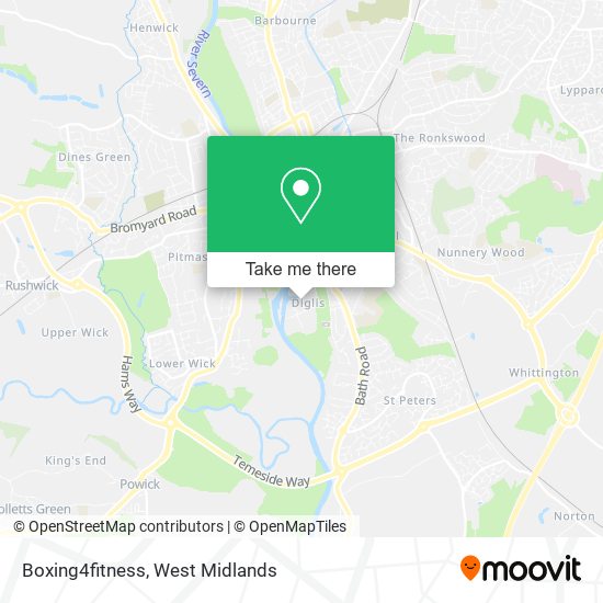 Boxing4fitness map