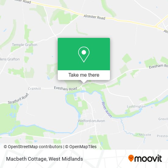 Macbeth Cottage map