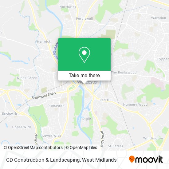 CD Construction & Landscaping map