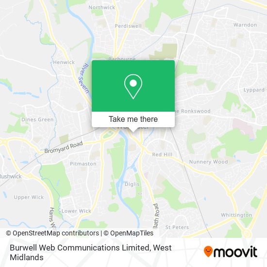 Burwell Web Communications Limited map