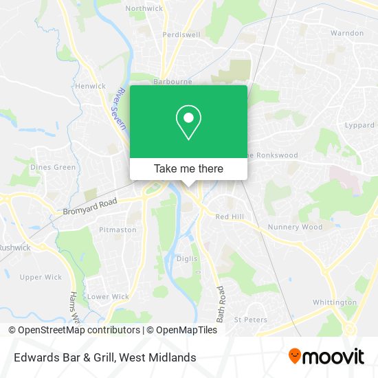 Edwards Bar & Grill map