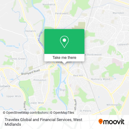 Travelex Global and Financial Services map