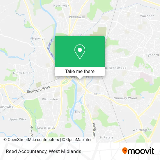 Reed Accountancy map