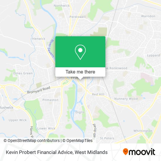 Kevin Probert Financial Advice map