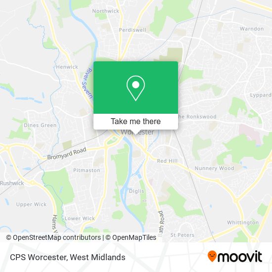 CPS Worcester map
