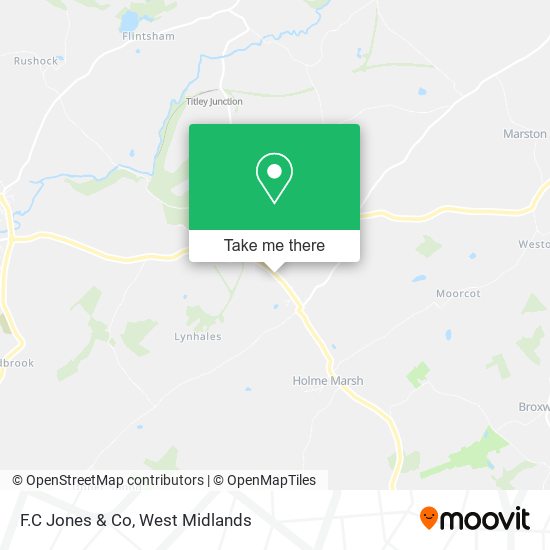 F.C Jones & Co map