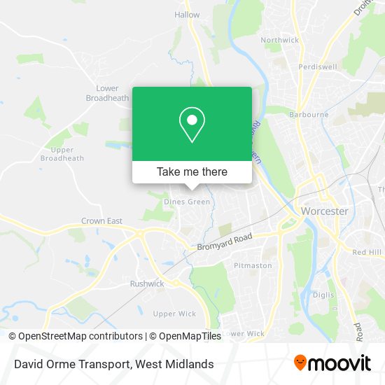 David Orme Transport map