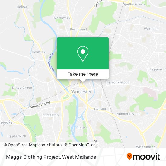 Maggs Clothing Project map