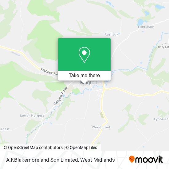 A.F.Blakemore and Son Limited map