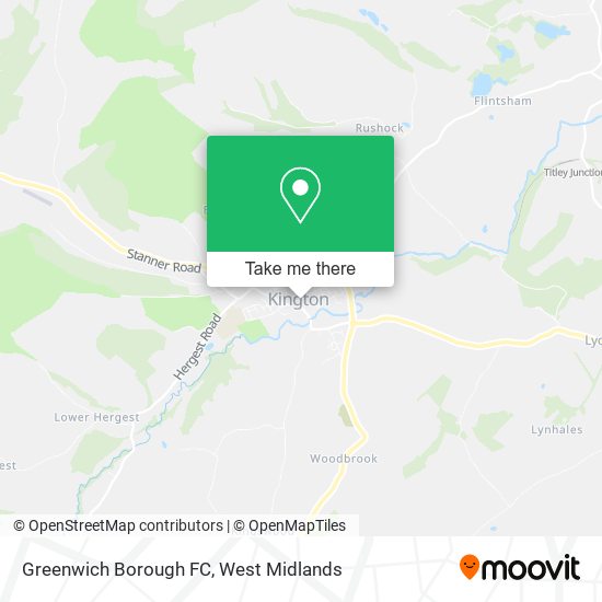 Greenwich Borough FC map
