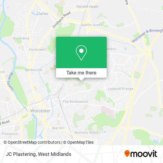 JC Plastering map