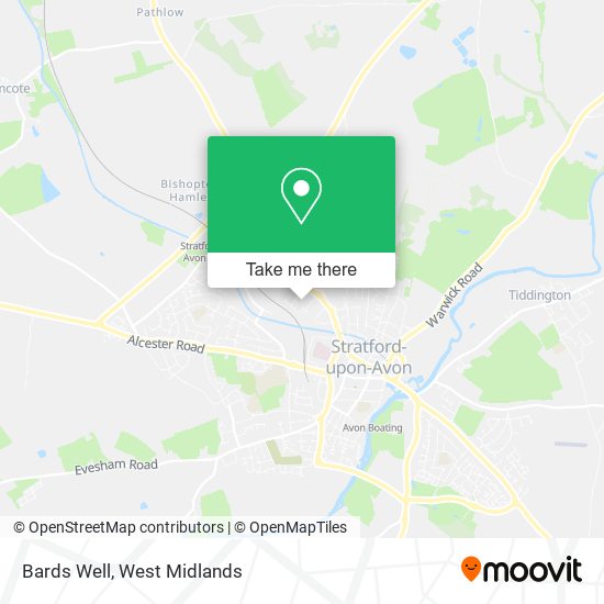 Bards Well map