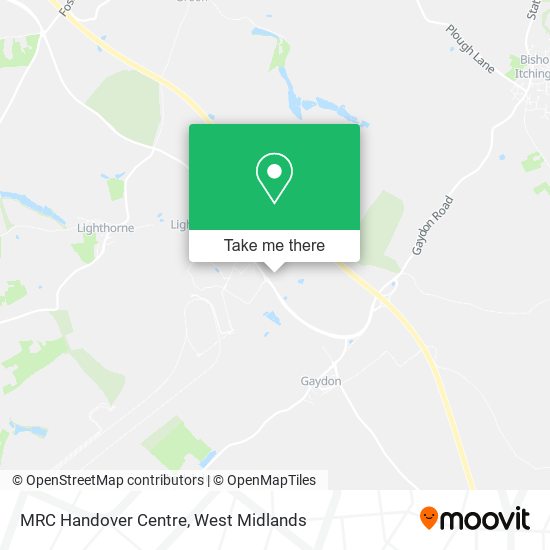 MRC Handover Centre map