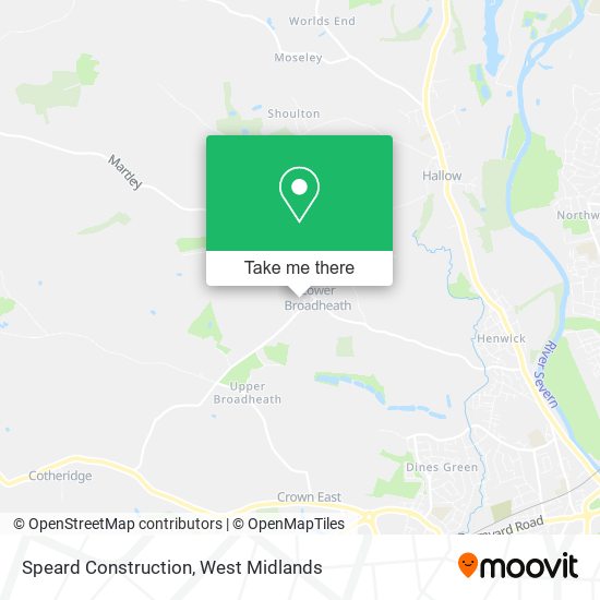 Speard Construction map