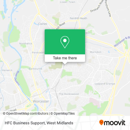 HFC Business Support map