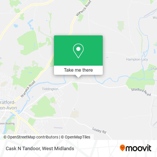 Cask N Tandoor map