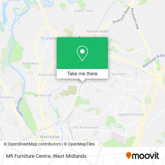 Mfi Furniture Centre map